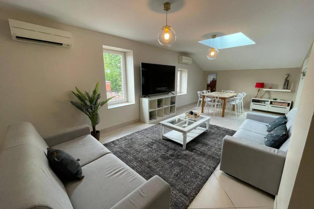 Superbe appartement avec 2 Chambres - 9 Personnes - Parking Privé Tournon-sur-Rhone Exteriör bild